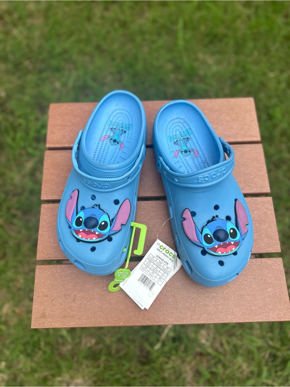 NWT Disney Stitch Crocs (Adult M10/W10)